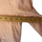 Barbour Size 8 Pink Overboard Eyelet embroidered 3/4 Sleeve Blouse Photo 7
