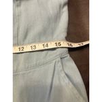 Baaevely Women's Jumpsuit Denim Blue Ruffle Strap Romper Size Large L New Photo 14