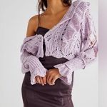 Free People Avery Cardigan in Orchid Dust Photo 0