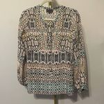 Hale Bob  Silk Button Down Blouse Women's Sz. XS Photo 1