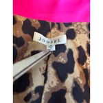 JODIFL  Hot Pink Single Button Blazer Leopard Print Lined Women's Medium Career Photo 4