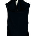 Spanx Assets by  Size Medium Swimsuit‎ Black Swim Dress Halter Ruffles One Piece Photo 0