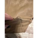 SAS Leather Shoulder Bag Purse Taupe Vintage Neutral Tan Photo 4