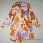 Eloquii NEW  Painted Linen Romper with pockets, women's size‎ 24 Photo 12