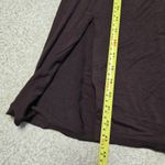 Peruvian Connection Peruvian Connection D'Orsay Dress Small Brown Long Sleeve Ruched Cowl Neck Midi Photo 7