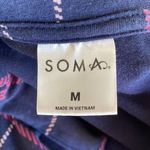Soma  Navy Plaid PJ Top Photo 3