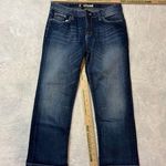 Buckle BKE Kate Capri Women's Size 29 Stretch Blue Jeans Low Distressed Photo 0