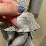 LF Rumor Boutique Long Sleeve Mock Neck Mesh Dress Grey Size Medium Photo 7