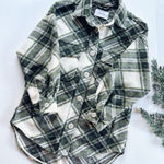 Stradivarius NEW  Plaid Green Shacket Jacket Coat Photo 0