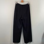 Bar III Women Black Seam Front High Waist Wide Leg Pants Size M Business Work Photo 7