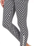 Hue  Women's White Dot Printed Denim Skimmer Nearly Navy Jeans XS 0-2 Photo 0