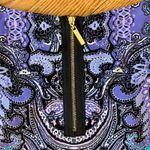 Dana Buchman  | Blue Bandana Print Sleeveless Blouse | Large Photo 7