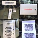 Good American Green Sage Leopard Good Waist Crop skinny Jeans 4 27 NWT Photo 4