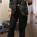 Zadig & Voltaire Viking Jac Glam Navy Jacquard Blazer Size 42 Photo 3