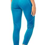 Lilly Pulitzer Weekender High Rise Velour Legging Teal Bay XS Photo 3