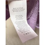 Aerie  Wonde V-Neck Sweatshirt Women Sz S‎ Purple Oversized Slouchy Smiley Boho Photo 4