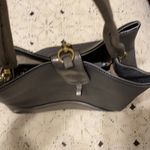 Kate Landry shoulder bag purse silver metallic gold zipper detail tassel Photo 1