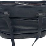 Brighton smooth black and croc embossed leather shoulder bag A202927 Photo 14