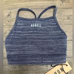 Nobull NWT Women’s High-Neck Sports Bra - XS - Navy Melange Photo 4