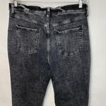 a.n.a  Highest Rise Vintage Straight Jeans Black Distressed   Sz 14 Photo 4