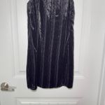 Astr The Label Black Molly Lined Shimmery Velvet Mini Burnout Trapeze Dress Size L Photo 5