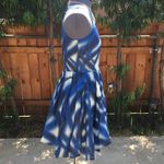 Kaya & Sloane Blue Print Voile Fit & Flare dress Photo 2