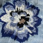 Lane Bryant Boyfriend Jeans Embroidered Flowers Hippie  Womens 22  Photo 11