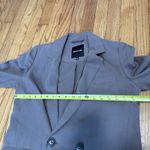 Madewell  Drapeweave Caldwell Double-Breasted Blazer in Castle Rock Brown Size XS Photo 7