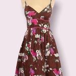 Guess Y2K floral print empire waist silk mini dress Photo 0