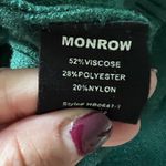 NWT MONROW Soft Knit Cargo Jogger Green Sz L Size L Photo 7