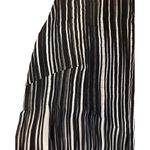 Akris $3990  48 US 16 Silk Striped Pleated Dress Black White Sheer Sleeveless Photo 7