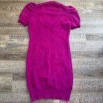 Moda International Sweater Dress Puffy Sleeves Embellished Pink Size Large Photo 5