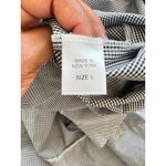 Petersyn Bettina Dress Black Checkered Gingham Ruffle Mini Long Sleeve Preppy L Size L Photo 6