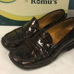 Hells‎ comfort by Romu’s brown Sioux 8170 croc print patent women’s size 37 Photo 0