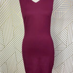 Aritzia  Babaton Louie Dress Shift‎ Sheath Mini Magenta Maroon Red Size US 4 Photo 3