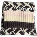 Juicy Couture New Vintage  Y2K 100% Wool Scarf‎ Brown, Cream, Pink 74” x 8” Photo 1