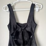 Lulu’s Women’s Black Floral Square Neck Open Back Mini Dress Size Small New Photo 3