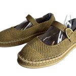 Rothys Shoes Womens Size 9.5 Mary Jane Flats Comfort Buckle Washable Ballet Gold Photo 1