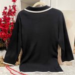 Tanjay Black Knitted Cardigan for Women Size L. Photo 1