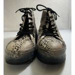 Qupid  Size8?  Women’s Snakeskin Combat Boots Size 41‎ Photo 2