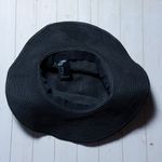 H&M Floppy Black Straw Hat Large Beach Vacation Summer Gothic Sun Hat Photo 7
