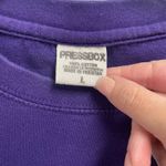 Pressbox  LSU Louisiana State Jersey Tee Long Sleeve Large Tiger College Game Day Photo 3