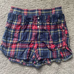 Aerie  Pajama Shorts Plaid Photo 0