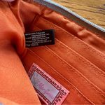 Mariposa Gray Coated Canvas Butterfly Zip Around Wallet Wristlet Photo 6