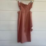 Tiger Mist  Pink Blush Cutout Strapless Dress Photo 6