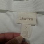  White Pull On‎ Crop Pants Size 12 Chico's Size 2 Photo 5