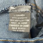 Know One Cares NEW  Denim Strapless Bandeau Button Down Mini Bodycon Tube Dress L Photo 4