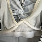 MiracleSuit  Sz 8 Tankini Swimsuit Top Animal Print Black White Underwire Twist Photo 5