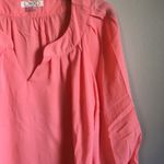 Ezra  small 3/4 sleeved pink top Photo 3