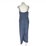Old Navy  Blue Jumpsuit Chambray Linen Blend Adjustable Straps Plus Size XXL NEW Photo 1